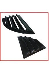 Honda Civic Fb7 2012-2017 Kelebek Cam Mazgalı Piano Black Sağ Sol thumbnail 1