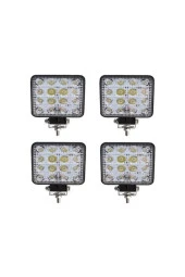 16 Ledli Çalışma Lambası 12-24 Volt Uyumlu 1 Yıl Garanti 4 Adet thumbnail 1