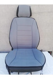 Citroen Uyumlu Gri Renk Üniversal Oto Kılıf Koltuk Ön 2 Takım thumbnail 1