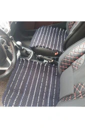 Oto Koltuk Kilimi Koltuk Örtüsü Serme Minder Kilim El Dokuma Ön 2 Parça+arka 1 Parça thumbnail 3