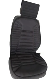 Lüks Oto Koltuk Minderi Kılıfı Siyah Renk Iki Ön Koltuk thumbnail 2