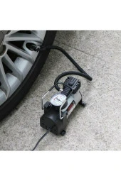Oto Lastik Hava Kompresörü Metal Gövde, Çakmaklıklı, 12v 150 Psi thumbnail 3