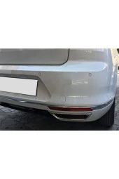 Volkswagen Passat B8 Krom Egzoz Ucu 2 Parça 2014 Üzeri Çelik thumbnail 2