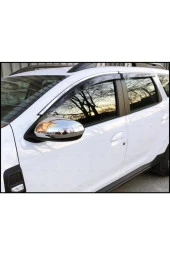 Dacia Duster Ayna Kapağı Krom 2 Parça 2018 + thumbnail 2