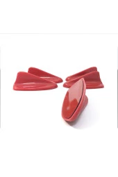 Araç Anten Süs Minik Balık Sırtı 5 Li Set Kırmızı thumbnail 1