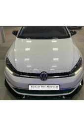 Üniversal Esnek 3 Parça Lip Pianoblack Abs Plastik Flaplı Kanatlı thumbnail 2