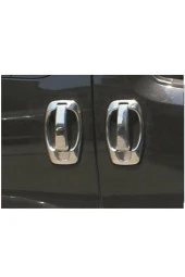 Fiat Fiorino Krom Kapı Kolu 4 Kapı 2010 + Paslanmaz Çelik 8 Parça thumbnail 1