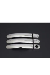 VW Transporter T6 Krom Kapı Kolu 3 Kapı Paslanmaz Çelik 6 Parça thumbnail 1