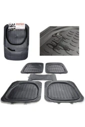 Oto Havuzlu 3d Paspas Bariyerli 5 Parça Kesimli Her Araca Uygun thumbnail 1