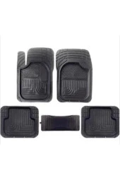 Siyah Tüm Araçlar İçin Uyumlu Havuzlu Paspas 5 Parça thumbnail 2