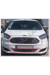 Ford Courier Ön Panjur Krom Seti 6 Parça 2014-2017 Modeller İçin thumbnail 1