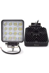 2 Adet 16 Ledli Off Road Çalışma Lambası / Projektör 48watt 12v / Yugo thumbnail 1