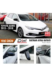 TOYOTA AURİS 2013-2018 YARASA BATMAN AYNA KAPAĞI PİANO BLACK thumbnail 1