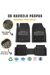 Audi A4 B7 2005 Ile Uyumlu Akıllı 3d Havuzlu Paspas Karbon thumbnail 2