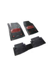 Dacia Duster 2wd 2016 Uyumlu Yeni Nesil 3d Havuzlu Paspas Kırmızı thumbnail 1