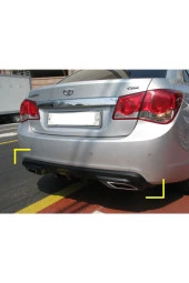 Chevrolet Cruze Difüzör Arka Tampon Çift Egzoz Çıkışlı thumbnail 2