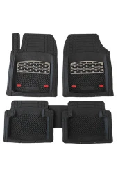 Fiat Palio 2006 2012 Uyumlu Universal Paspas Derin Havuz Kenarlı Krom Karbon thumbnail 1