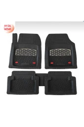 Reanult Megane Tüm Modellere Uygun Krom Karbon 3d Havuzlu Paspas thumbnail 2