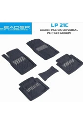 Renault Megane Tüm Modellere Uygun Krom Karbon Siyah 3d Havuzlu Paspas Üniversal thumbnail 1