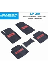 Focus Tüm Modellere Uygun Krom Kırmızı Siyah 3d Havuzlu Paspas Üniversal thumbnail 1