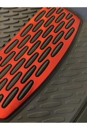 Volkswagen Golf 4 1997 2003 Paspas Derin Havuzlu Krom Kırmızı thumbnail 2