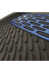 Opel Corsa 2019 Model 3d Havuzlu Paspas Mavi Karbon Kaplama Hediyeli thumbnail 2