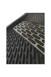 Volkswagen T-roc Uyumlu Universal Derin Havuzlu Paspas Krom Karbon thumbnail 1