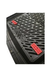 Dacia Sandero Uyumlu Universal Derin Havuzlu Paspas Krom Kırmızı thumbnail 2