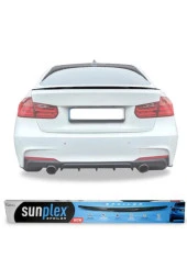Sunplex Bmw 3 F30 Bagaj Üstü Spoiler Piano Black 2012-2018 thumbnail 1