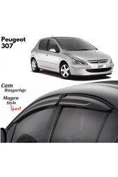 Peugeot 307 Peugeot 308 Mugen Tip Cam Rüzgarlığı Ön Arka Sunplex thumbnail 2
