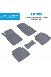 Ford Fiesta Tüm Modellere Uygun Gri 3d Havuzlu Paspas Üniversal - 2