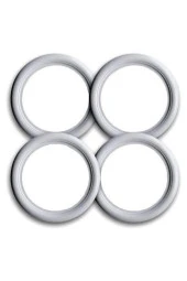 Oto Lastik Yanağı Beyaz 13 Jant 4 Adet Yanak thumbnail 1