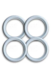 Lux 16 Jant Lastık Yanağı Takımı (4 Adet Beyaz) thumbnail 1