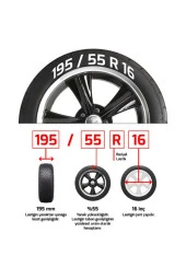 Atlas Lyon Lastik Yanağı Beyaz Yanak 14jant thumbnail 3