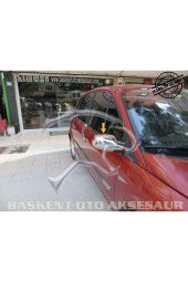 Renault Megane 2 Abs Krom Ayna Kapağı 2 Parça 2004-2010 thumbnail 1