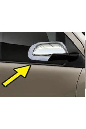 Dacia Logan Abs Krom Ayna Kapağı 2 Parça 2010 Sonrası Modeller İçin Uygundur thumbnail 2