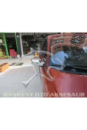 Renault Megane 2 Abs Krom Ayna Kapağı 2 Parça 2004-2010 thumbnail 2