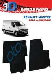 Renault Master 1998 - 2010 Için Uyumlu Kauçuk Rulo Paspas Ön thumbnail 3