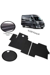 Fiat Ducato 2014 Sonrası Için Uyumlu Kauçuk Rulo Paspas Ön thumbnail 3