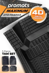 Renault Clio 5 2020 Model Ve Sonrası Uyumlu Oto Paspas 4d Maximum (siyah) thumbnail 2