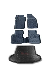 Fiat Egea Sedan 2015-2018 3d Paspas Ve Bagaj Havuzu Seti thumbnail 1