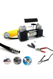 Oto Lastik Hava Şişirme Kompresörü Çift Piston +a Kalite thumbnail 1