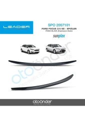 Ford Focus 3-4 Sedan Piano Black Parlak Siyah Bagaj Üstü Spoiler thumbnail 1