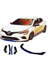 4 Parça Renault Clio 4 - Ön Lip Kırmızı-sarı-mavi Dilli thumbnail 1