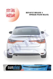 Renault Megane 4 Spoiler Piano Black - 1