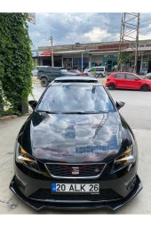 Seat Leon Mk3 Ön Lip - Esnek 3 Parça Kanatlı Lip thumbnail 1