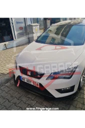 Seat Leon Mk3 Ön Lip - Esnek 3 Parça Kanatlı Lip thumbnail 2