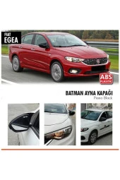 Fiat Egea Yarasa Ayna Kapağı Batman Piano Black Parlak Siyah thumbnail 1