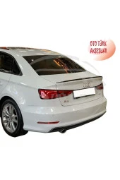 Audı A3 Sedan 2013-2019 Spoiler Piano Black (enjensiyon Baskı) thumbnail 2
