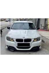Bmw E90 Uyumlu Makyajlı Kasa Batman Yarasa Ayna Kapağı Piano Black Abs Plastik thumbnail 1